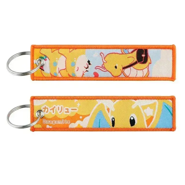 Pokémon Embroidered Tag Keychain