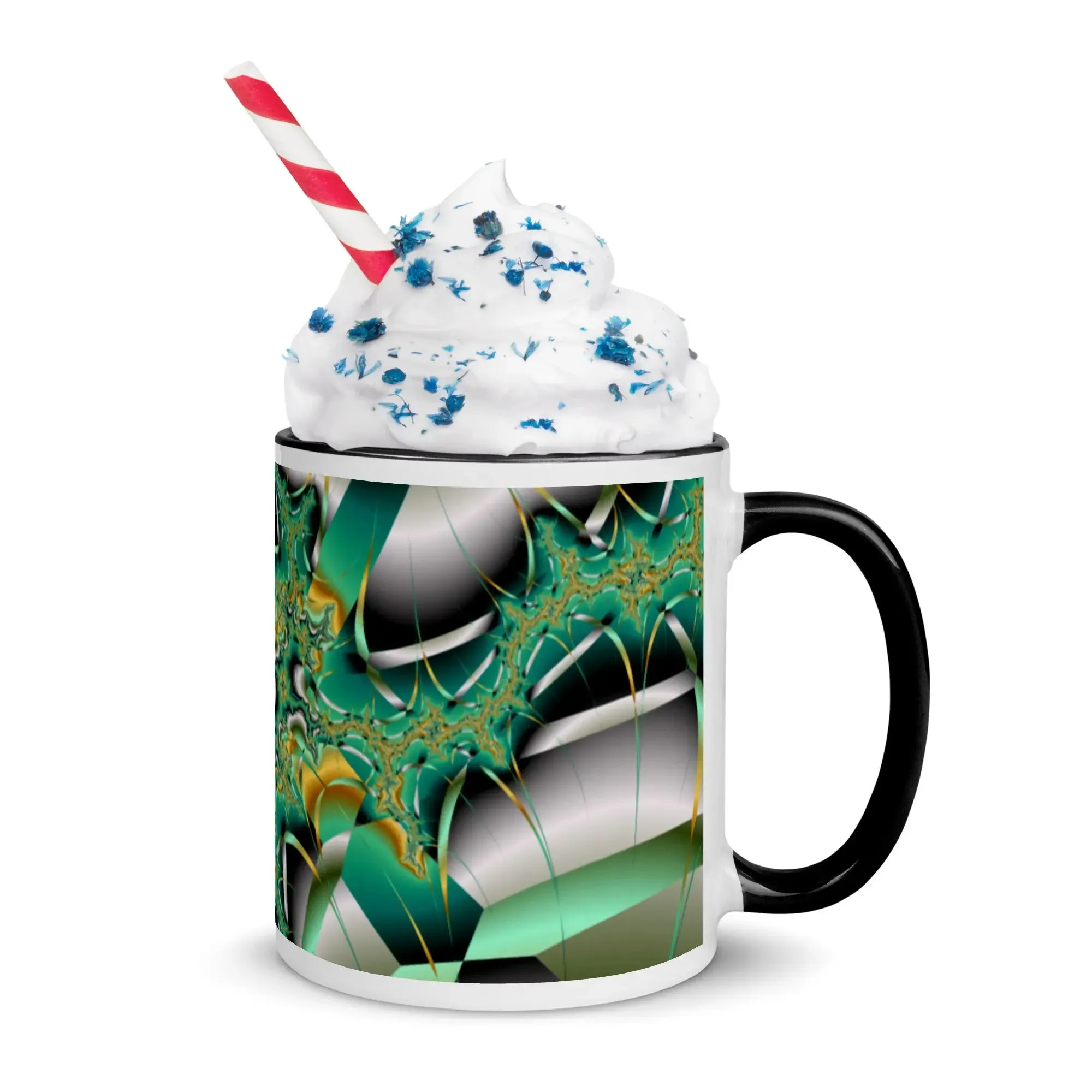 "Cosmic Twist" Collection - Mug with Color Inside