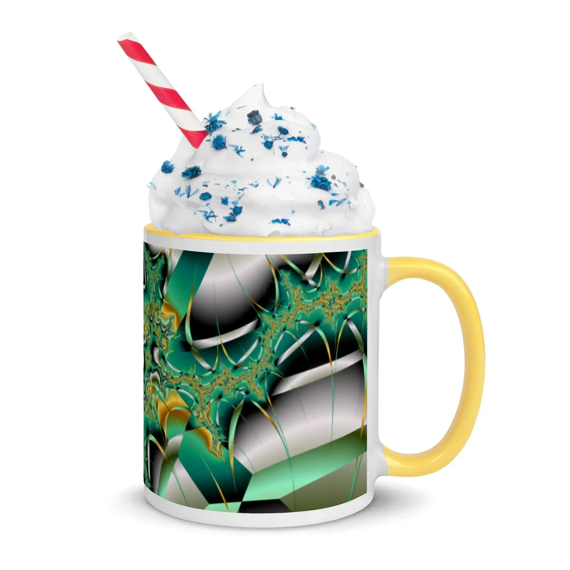 "Cosmic Twist" Collection - Mug with Color Inside
