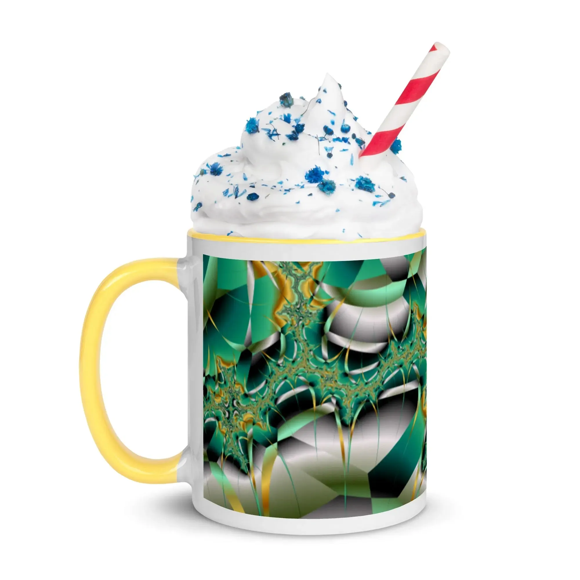 "Cosmic Twist" Collection - Mug with Color Inside