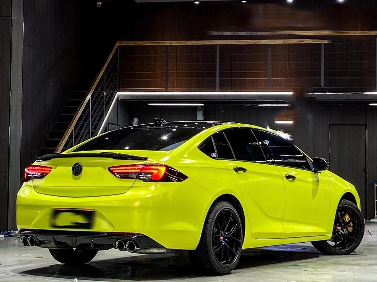 Satin Metallic Neon Yellow Vinyl Wrap