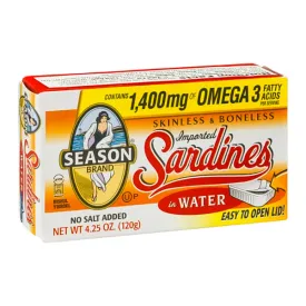 Season Brand Sardines In Water