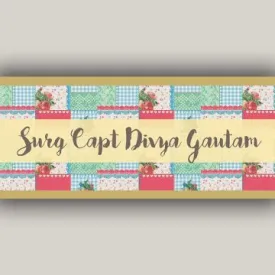 Shabby Floral Desk Organizer