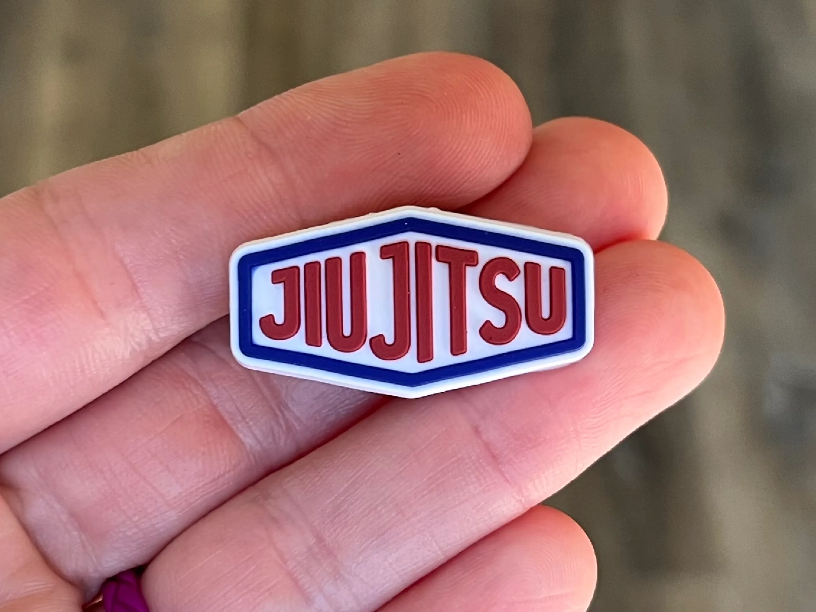 Six Jiu-Jitsu Croc Charms -- Bundle of 6 Shoe Clips