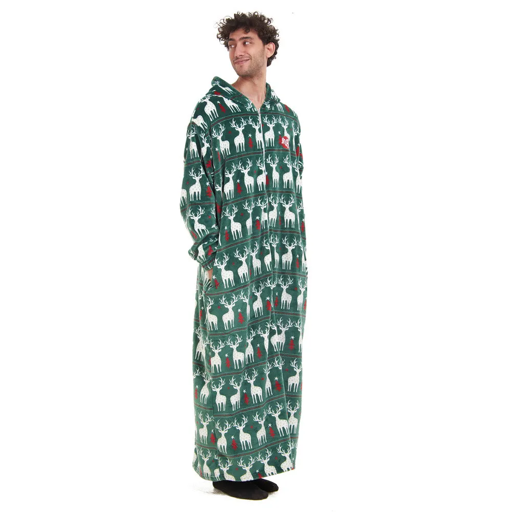 Snuggs Wearable Blanket Monk Green Christmas