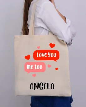 Text Me Love - Valentine's Tote Bag