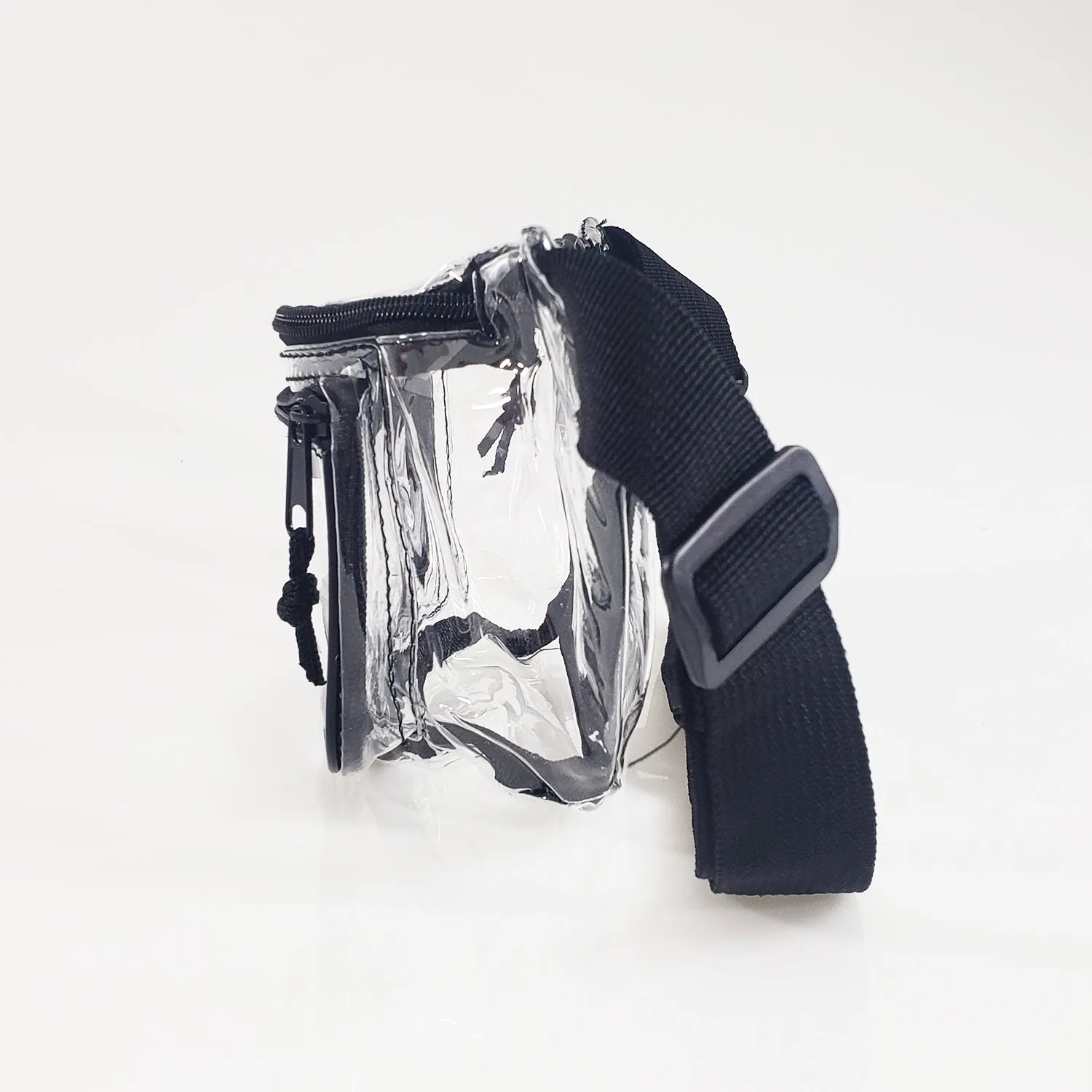 Three Zipper Clear Fanny Pack
