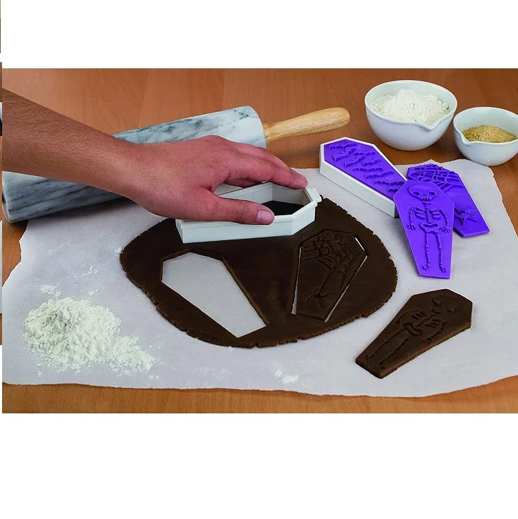 Tovolo Coffin Cookie Cutter, 6 Unique Designs