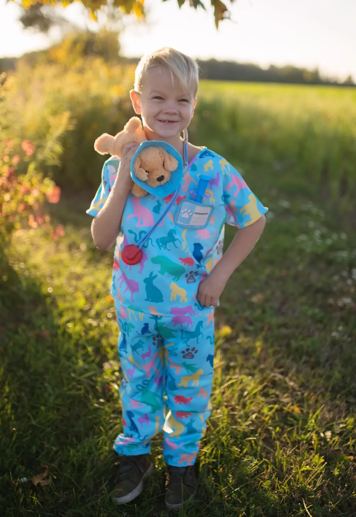 Veterinarian Scrubs with Accessories