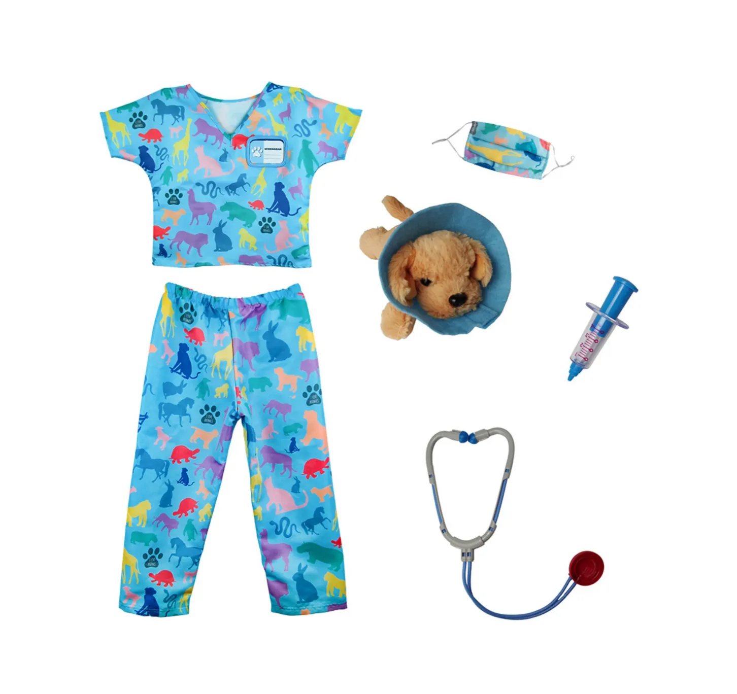 Veterinarian Scrubs with Accessories