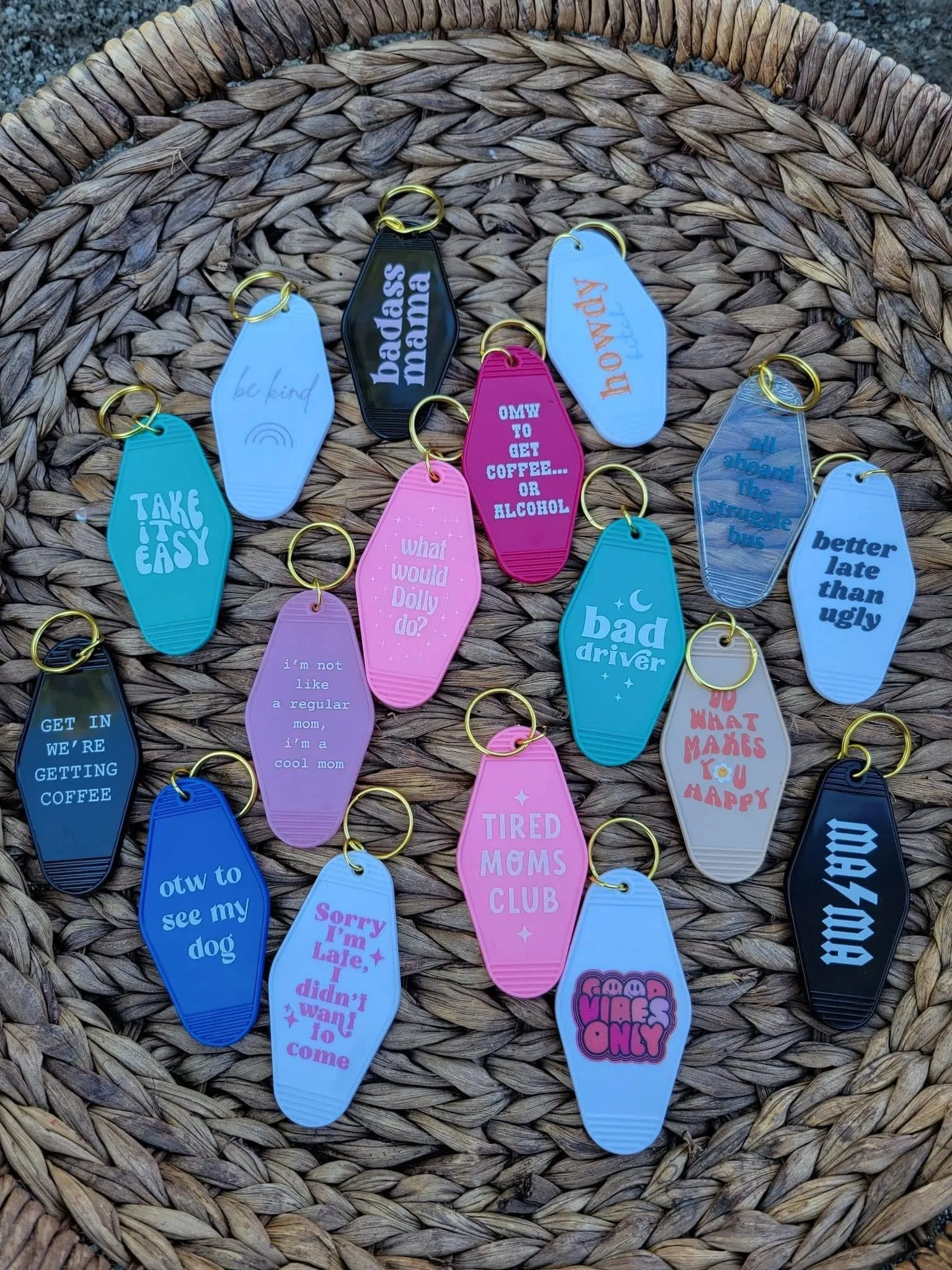 Vintage Hotel Keychains