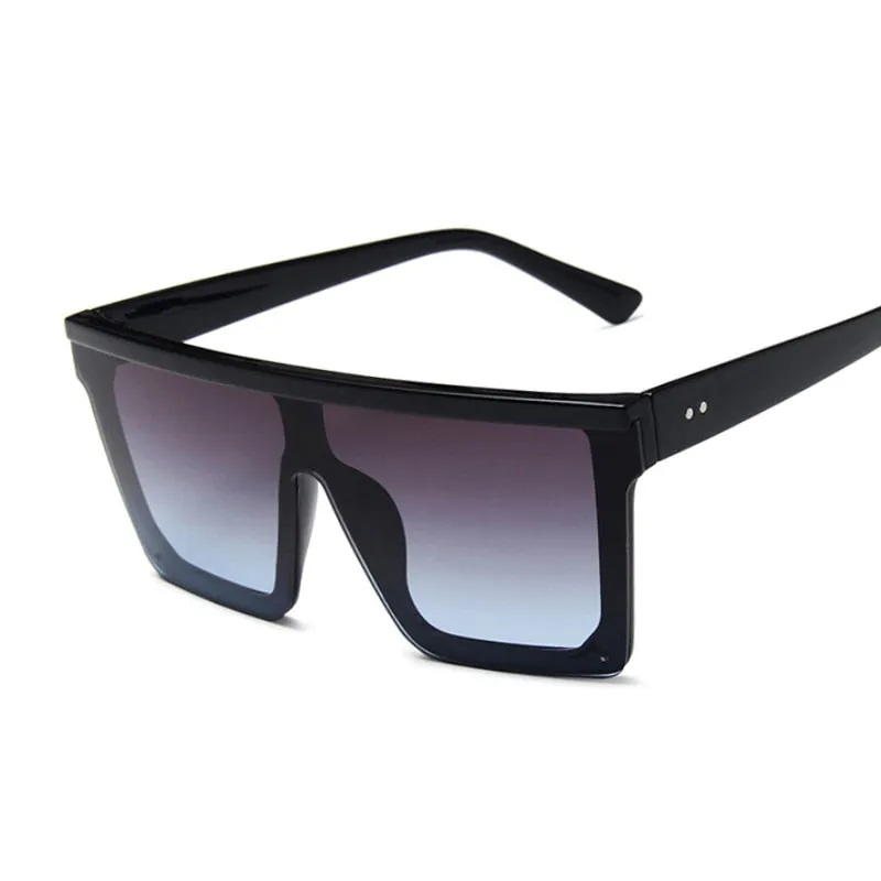 Vintage Luxury Brand Square Sunglasses