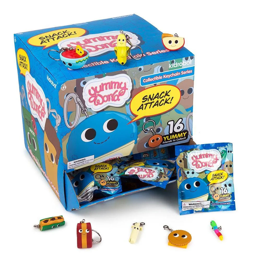 Yummy World Snack Attack Mystery Keychain Series