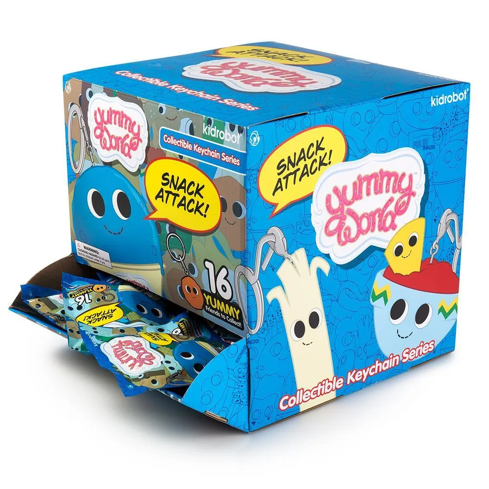 Yummy World Snack Attack Mystery Keychain Series