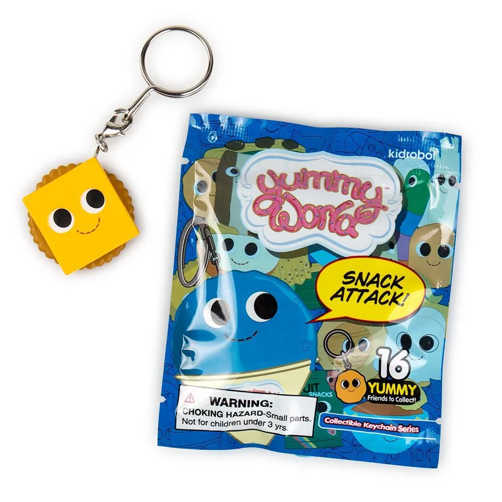 Yummy World Snack Attack Mystery Keychain Series